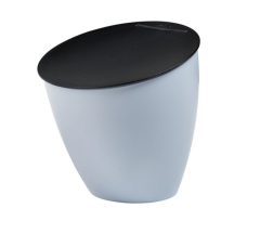 Laagbouw gft keukenbakje. Afmeting: 17,5 × 17,5 × 18,4cm.