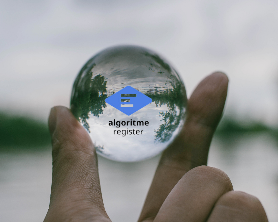 Afbeelding met logo Algoritme register