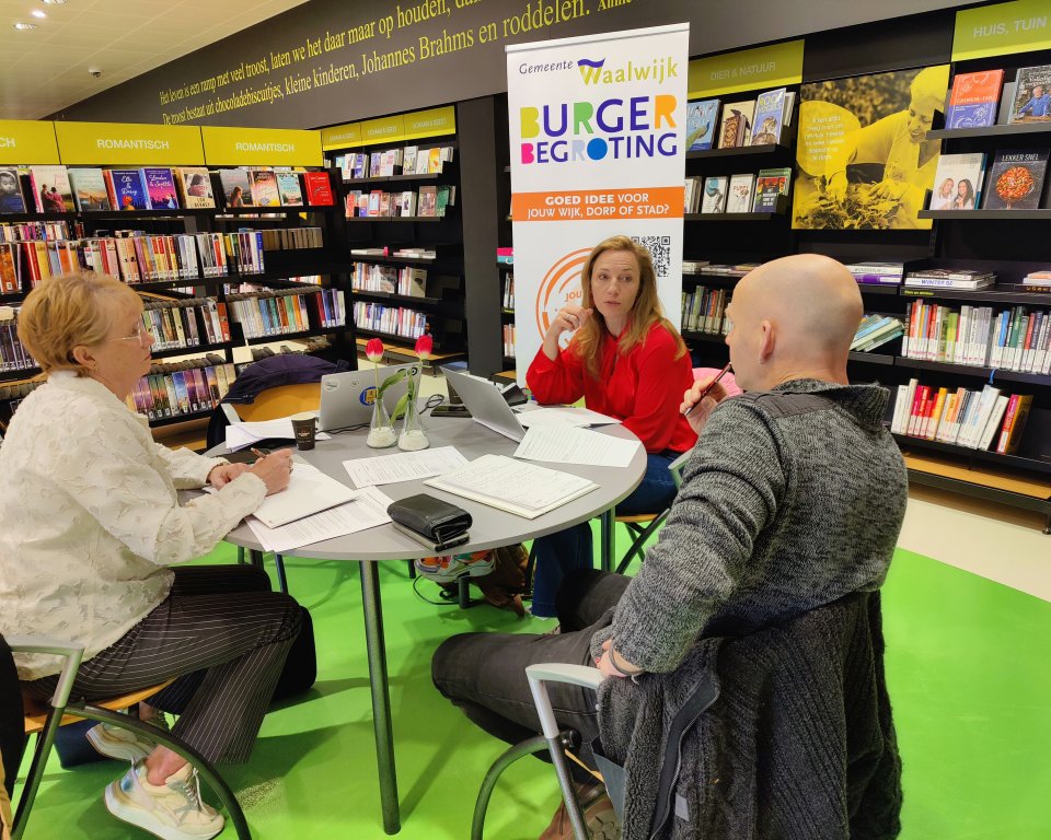 Inloopbijeenkomst Burgerbegroting in de bibliotheek