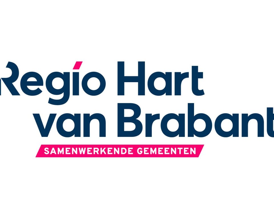Logo Regio Hart van Brabant met toevoeging 'samenwerkende gemeenten'