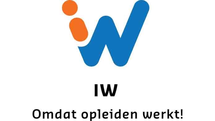 Logo: IW Omdat opleiden werkt!