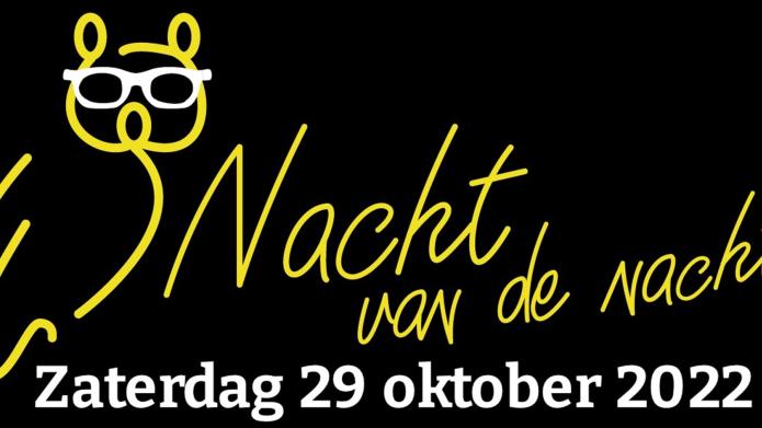 Aankondiging Nacht van de nacht: zaterdag 29 oktober 2022