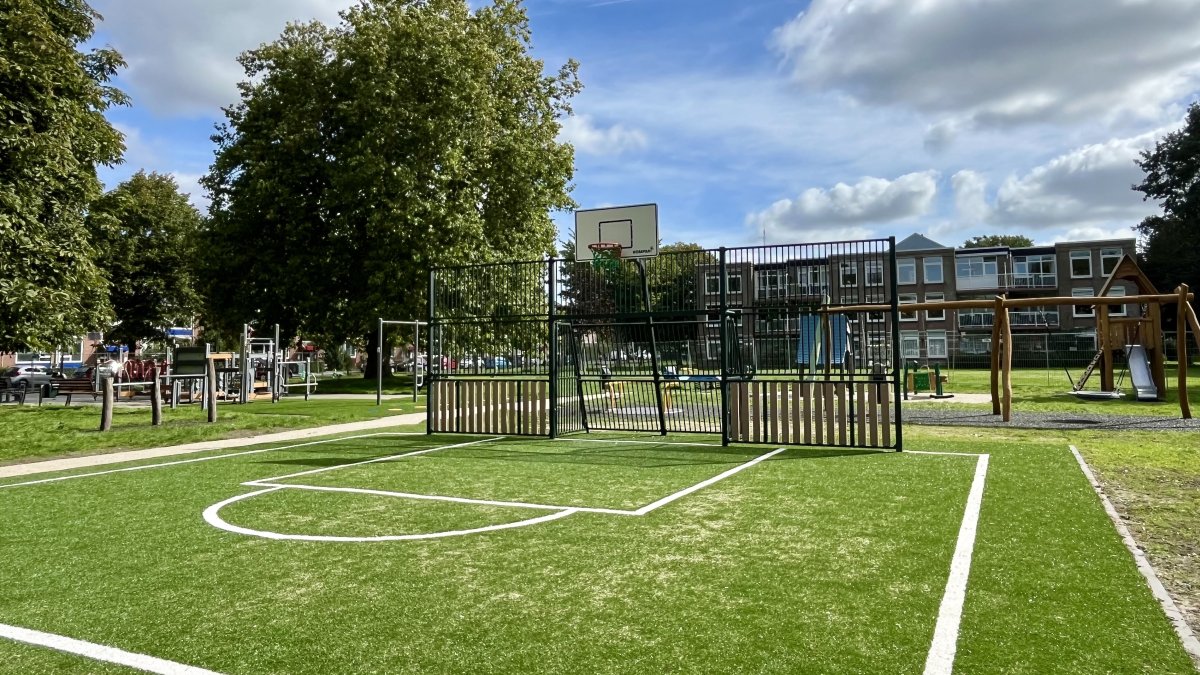 Nieuwe speeltuin bij het skatepark gaat open