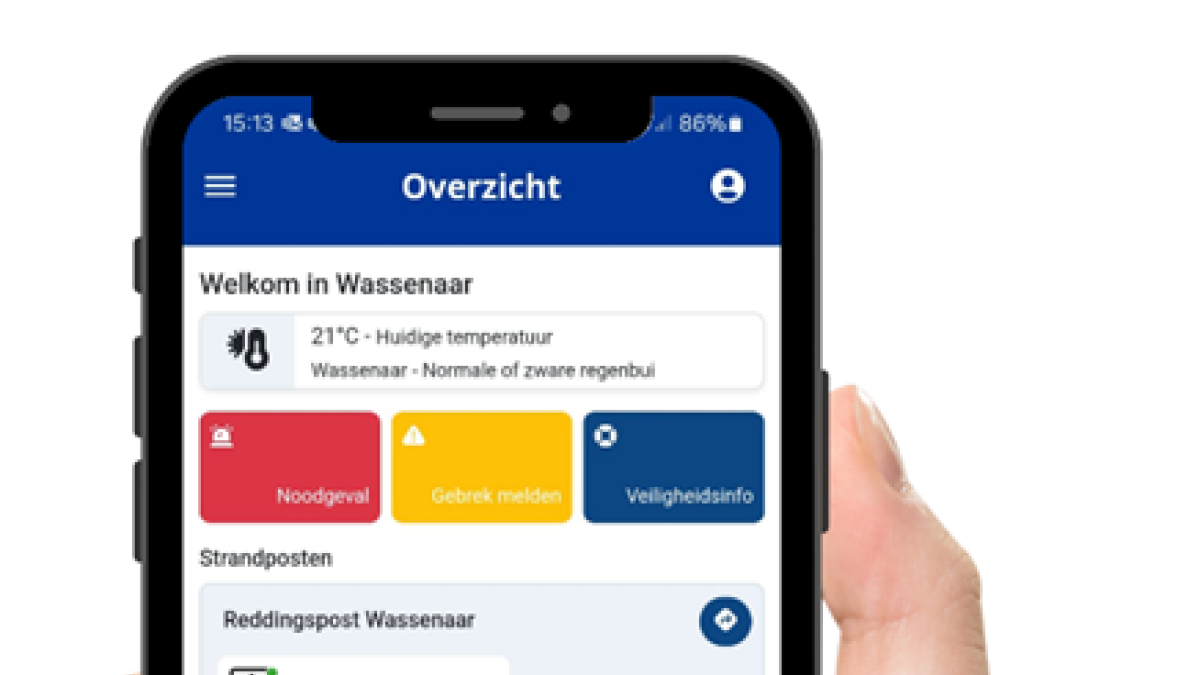 Strand-App geeft Wassenaarse strandgangers directe veiligheidsinformatie