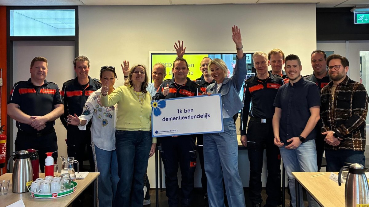 Geslaagde training 'dementievriendelijke gemeente' voor brandweer en politie