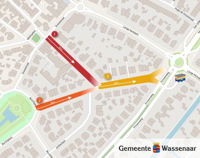 Fasering werkzaamheden Herenweg en Hoflaan.