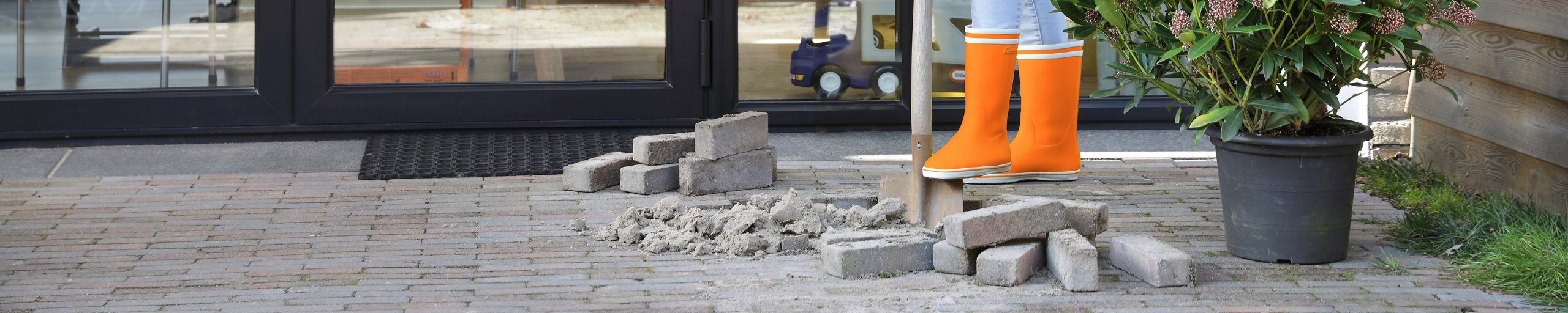 Tegels uit de tuin