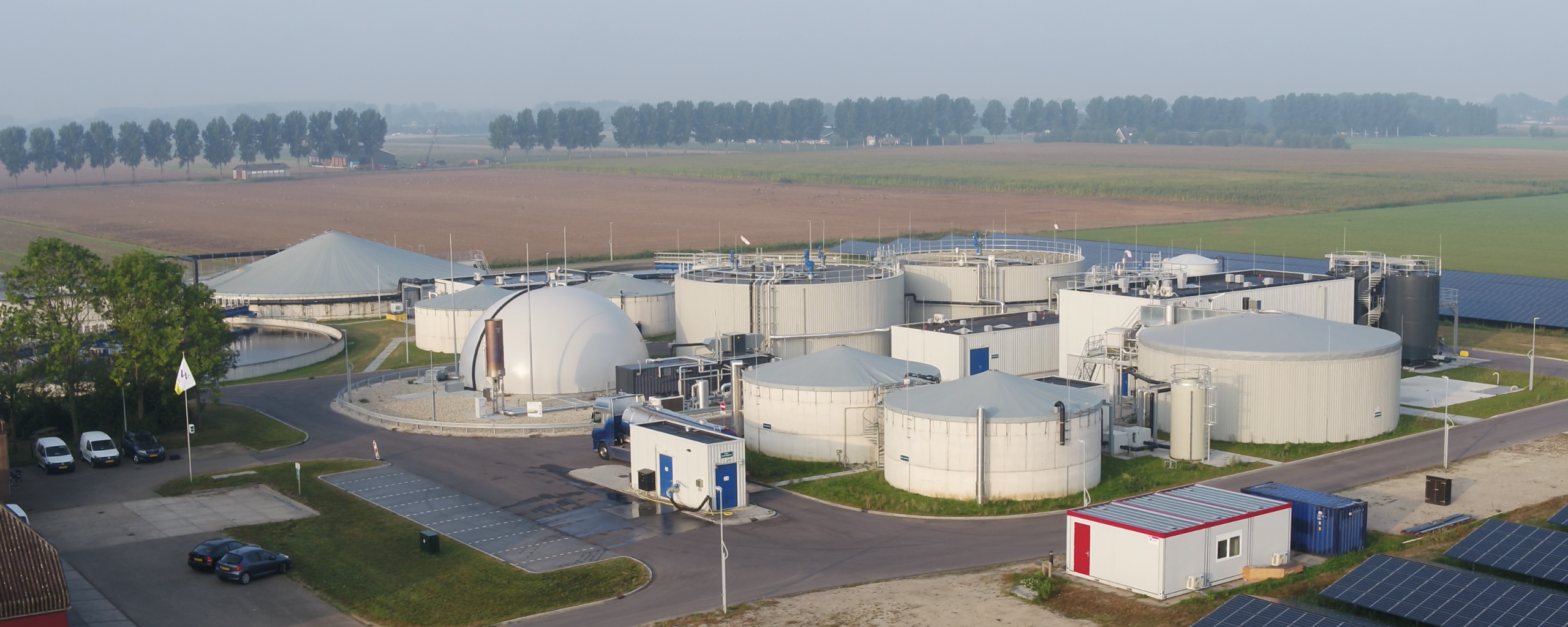 Luchtfoto Energiefabriek Sleeuwijk