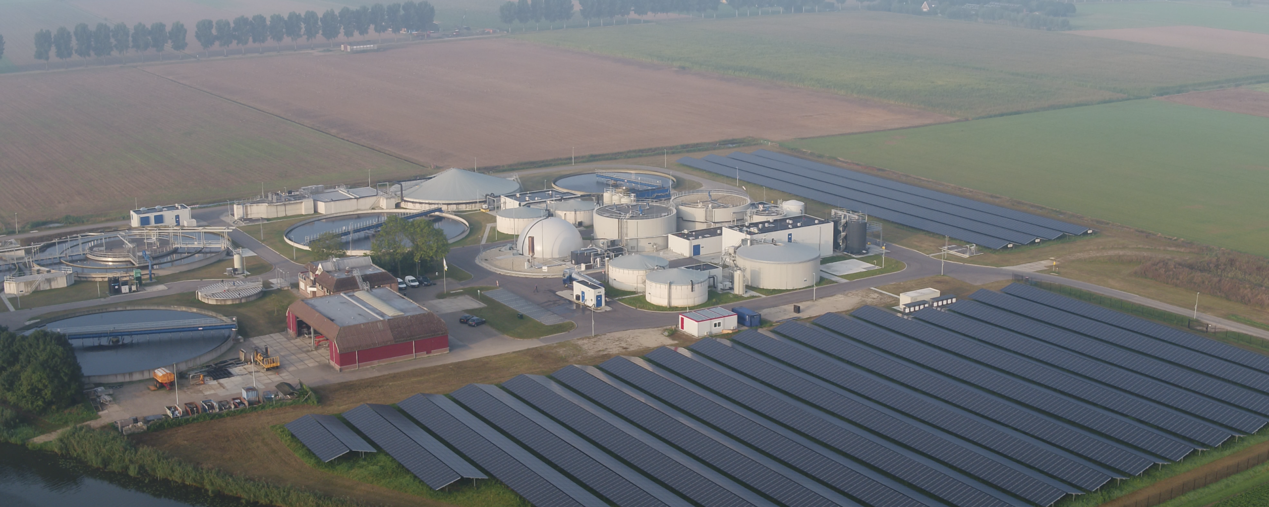 Luchtfoto Energiefabriek Sleeuwijk