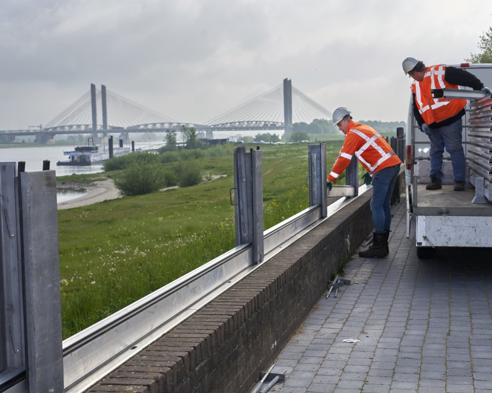 flexkering Zaltbommel in opbouw