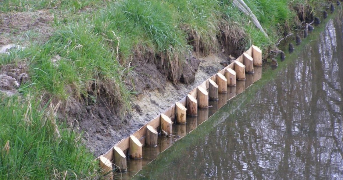 Constructie Langs Het Water: Beschoeiing | Waterschap Rivierenland