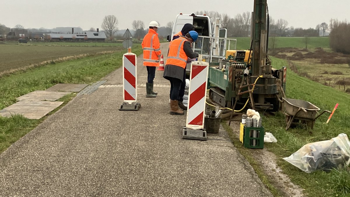 Waterschap Rivierenland onderzoekt de Noordelijke Maasdijken op sterkte en veiligheid