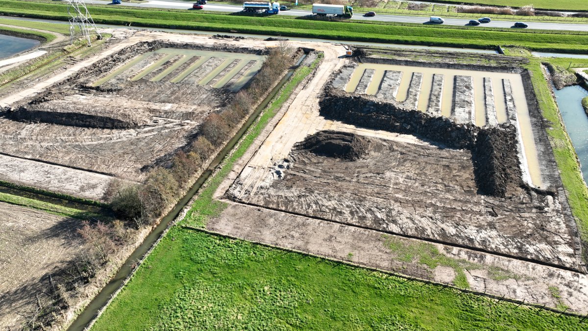 Uitvoering twee klimaatbuffers in Dreumel en Beneden-Leeuwen in volle gang