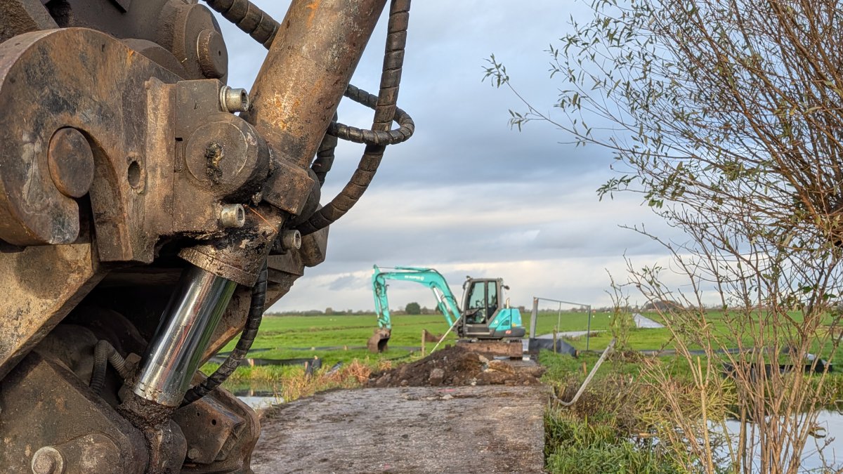 Start uitvoeringswerkzaamheden watersysteem polder Laag-Blokland