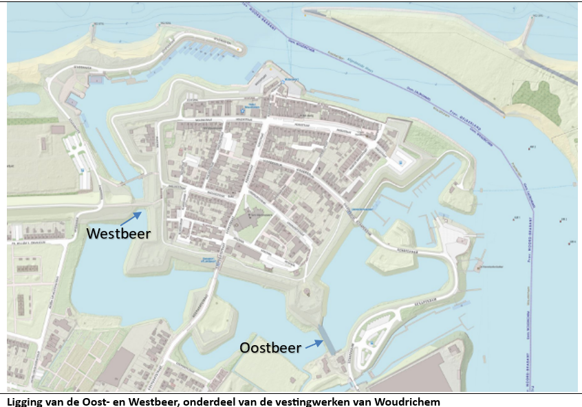 Ligging Beren van Woudrichem