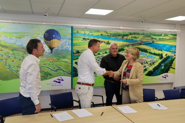 De partijen ondertekenden de samenwerking