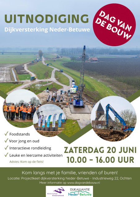 Uitnodiging Dag van de Bouw 20 juni 2026