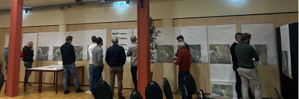 Impressie bij de tafels