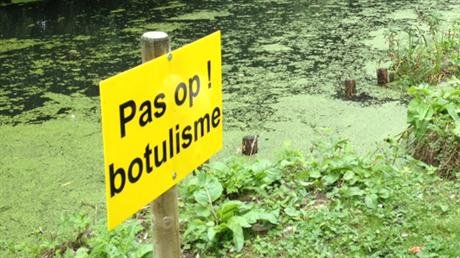 Waarschuwingsbord botulisme