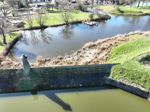 ponton voor onderzoek