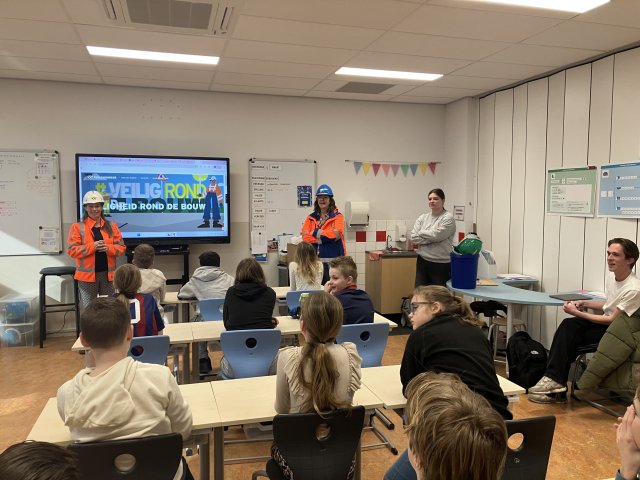 Veiligheidsles in de klas