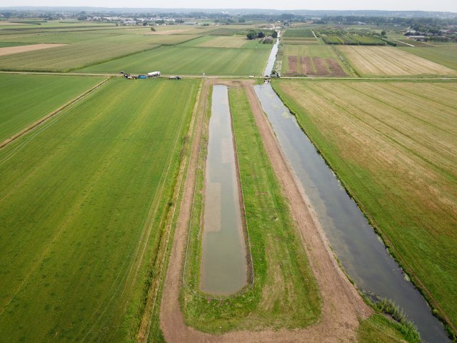 Nieuwe paaiplaats voor vis in Lienden.