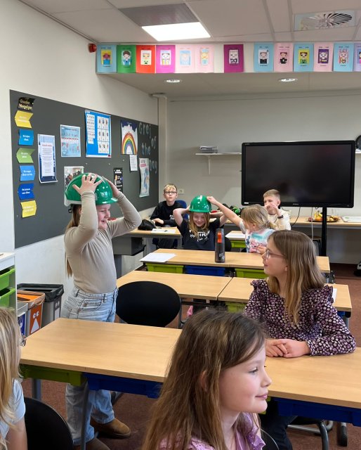 Veiligheidsles in de klas