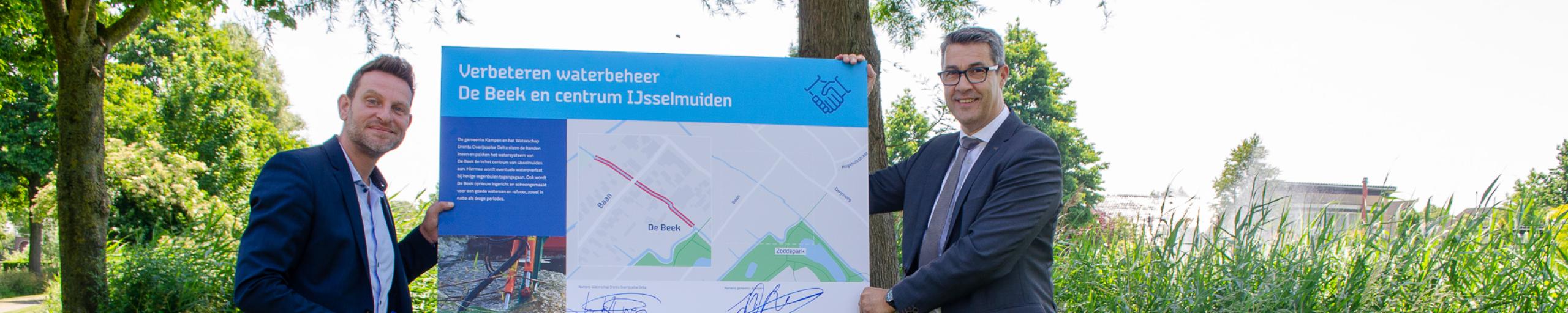 Start samenwerking gemeente Kampen en waterschap watersysteem  De Beek  en IJsselmuiden