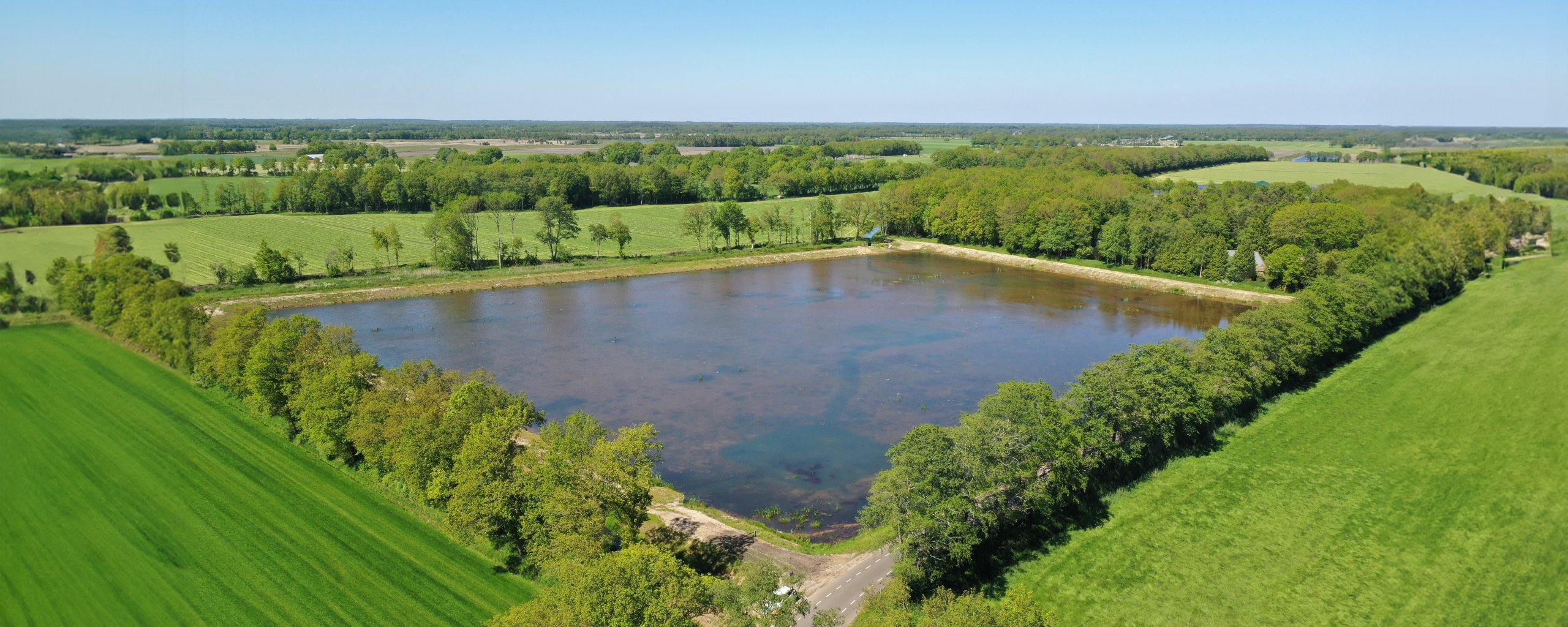 Foto van waterberging Hamslag bij het Oude Diep