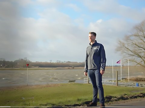 Peter Hopman op de IJsseldijk