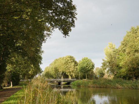 Foto van het Overijssels Kanaal tussen Raalte en Deventer