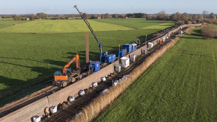 Dronefoto Stenendijk 2022