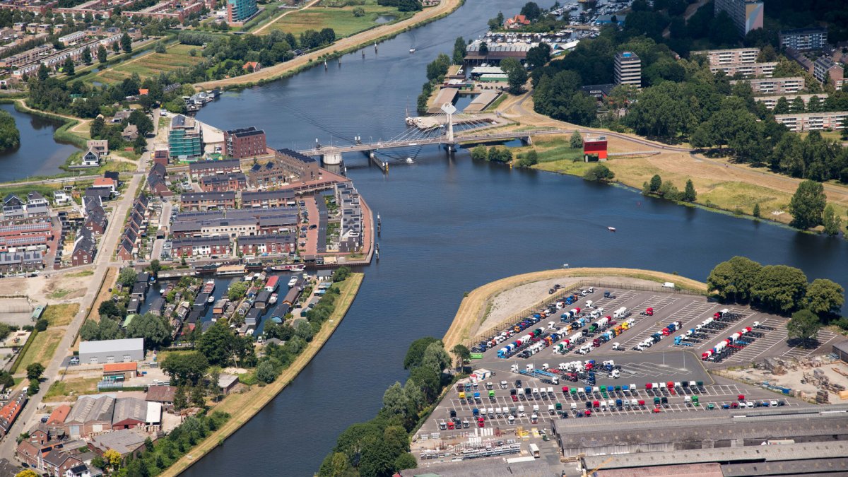 Werkzaamheden fietspad Industrieweg