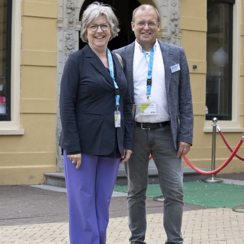 Wethouder Bert Nederveen en voorzitter P10 Ellen Nauta