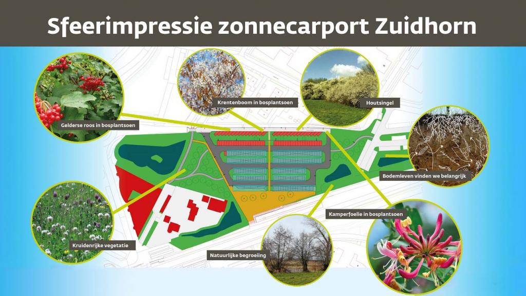 Sfeerimmpressie Zonnecarport Zuidhorn