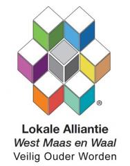 Logo Lokale Alliantie West Maas en Waal Veilig Ouder Worden
