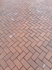 Voorbeeld straatbakstenen