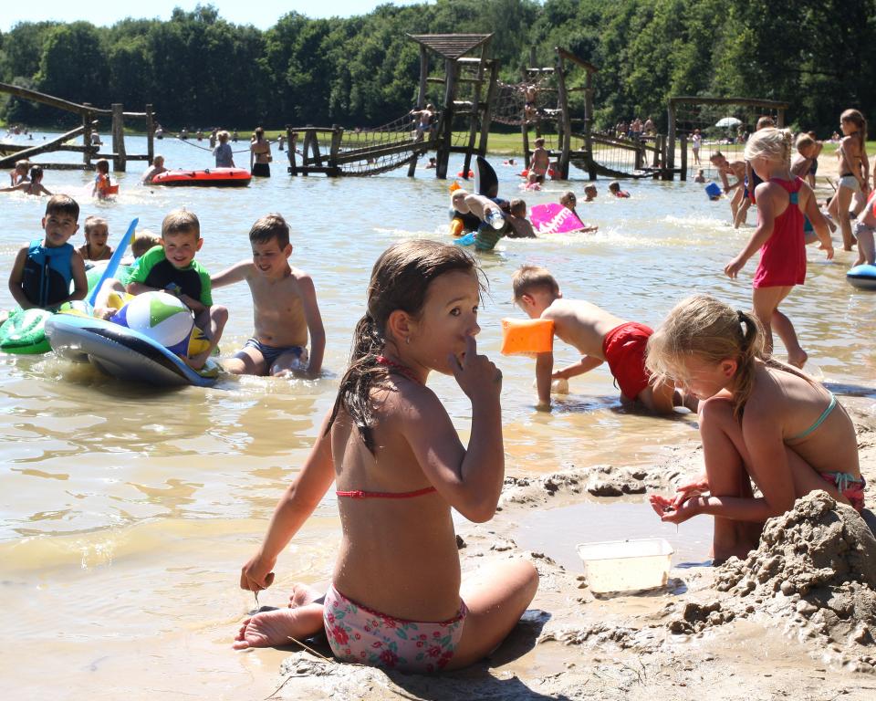 Kinderen bij Spokeplas