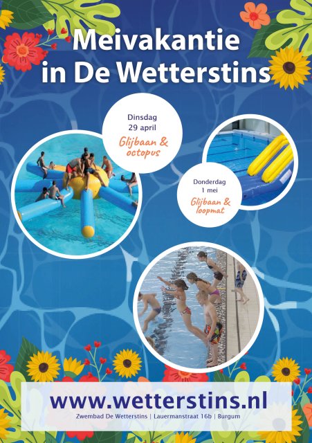 afbeelding flyer activiteiten Wetterstins meivakantie 2025