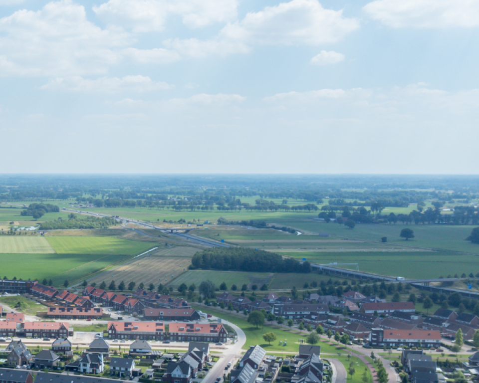 Aangewezen percelen Wierden, grenzend aan plan Zuidbroek