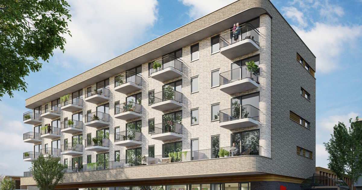 Supermarkt en 28 huurappartementen in ontwikkeling | Winterswijk
