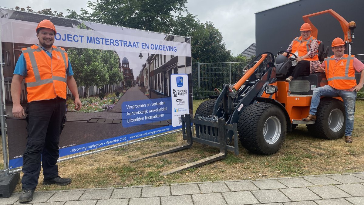 Start werkzaamheden vergroenen Misterstraat
