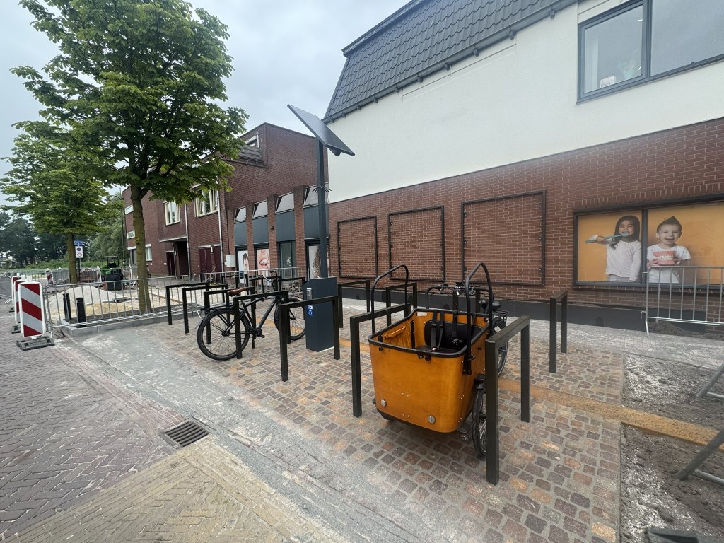Plekken voor fietsparkeren Weeninkpad