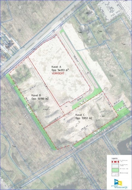 plattegrond bouwkavels