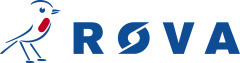 logo ROVA, blauwe vogel