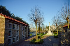 Voorbeeld van de urnenmuur