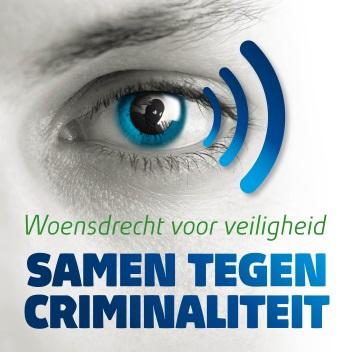 beeldmerk van de campagne Woensdrecht voor veiligheid, samen tegen criminaliteit