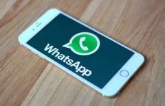 Smartphone met WhatsApp