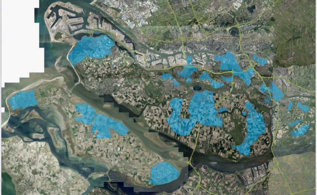 Maaischouw 2025 kaart met satellietfoto's