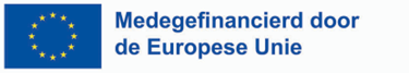 Logo met tekst: Medegefinancierd door de Europese Unie